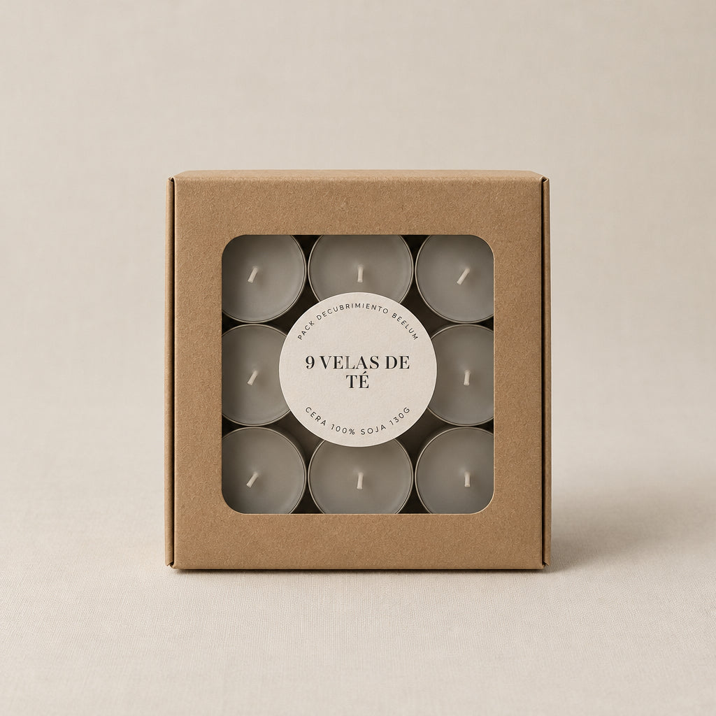 Pack velas de té