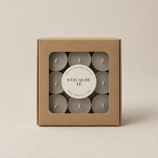 Pack velas de té