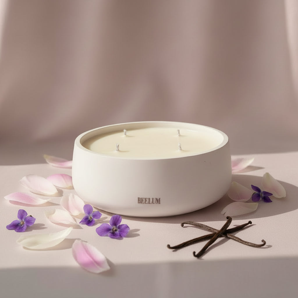 Vela Violet nude cuatro mechas: Huele a primavera ligera