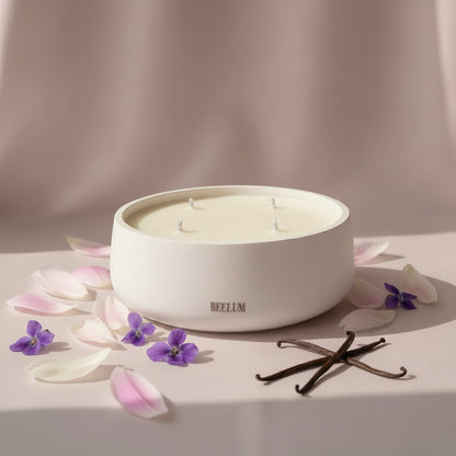 Vela Violet nude cuatro mechas: Huele a primavera ligera