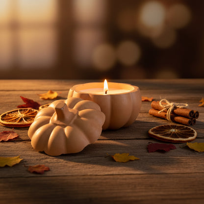 Vela decorativa calabaza