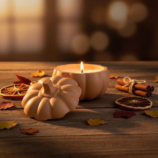 Vela decorativa calabaza