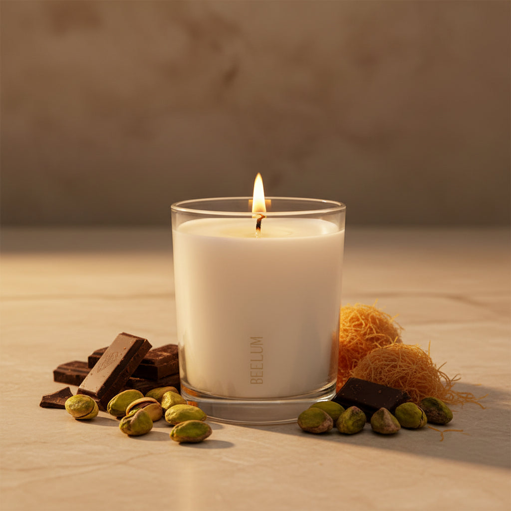 Vela Chocolate de Dubái: Huele a lujo dulce, chocolate y pistacho