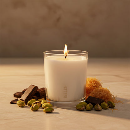 Vela Chocolate de Dubái: Huele a lujo dulce, chocolate y pistacho